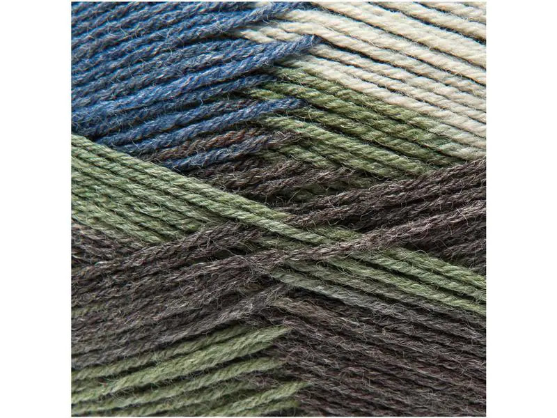 Rico Design Wolle Bamboo für Socken 4-fädig, 100 g, Olivgrün