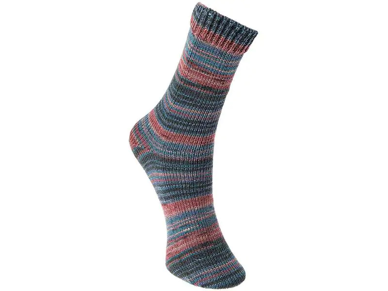 Rico Design Wolle Bamboo für Socken 4-fädig, 100 g, Petrol Beere