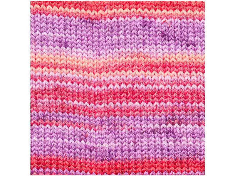 Rico Design Wolle Bamboo für Socken 4-fädig, 100 g, Rot; Lila