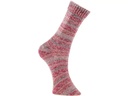 Rico Design Wolle Bamboo für Socken 4-fädig,100 g, Pink; Rot