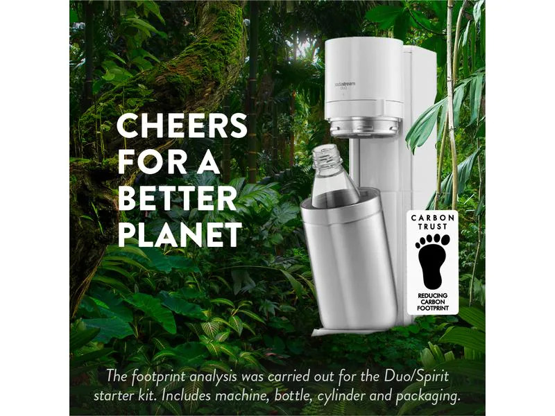 Sodastream Wassersprudler DUO Schwarz/Silber