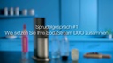 Sodastream Wassersprudler DUO Schwarz/Silber