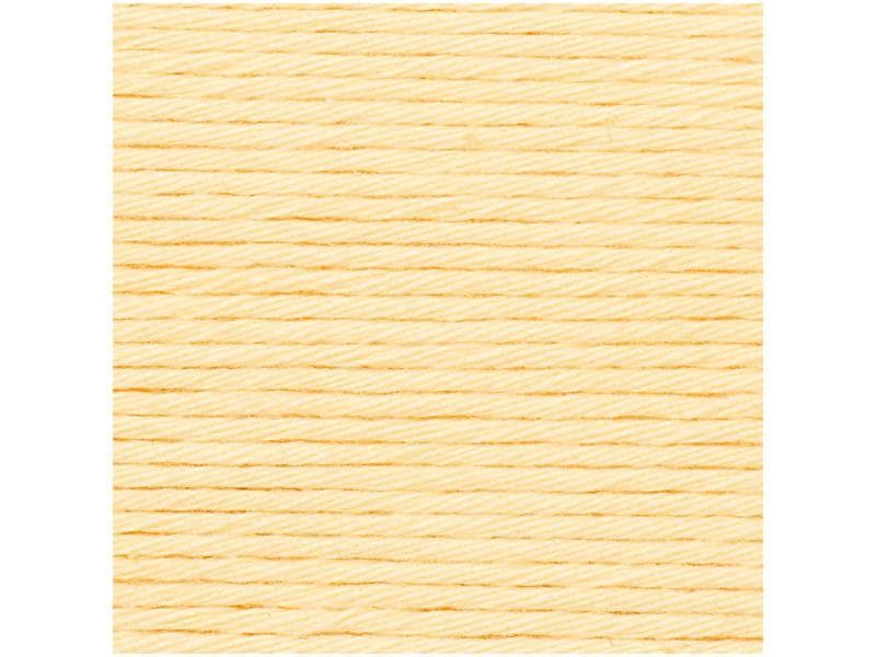 Rico Design Wolle Creative Cotton Aran 50 g Hellgelb