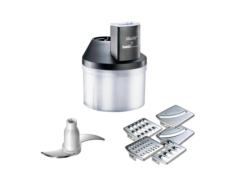 Bamix Zerkleinerer-Aufsatz SliceSy, Schwarz