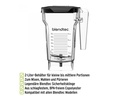 Blendtec Mixbecher FourSide Jar Transparent