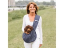 4LazyLegs Tiertransport-Tasche Canvas, Navy Blue, S