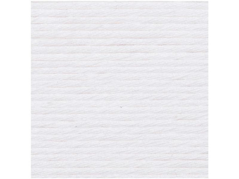 Rico Design Wolle Creative Cotton Aran 50 g, Weiss