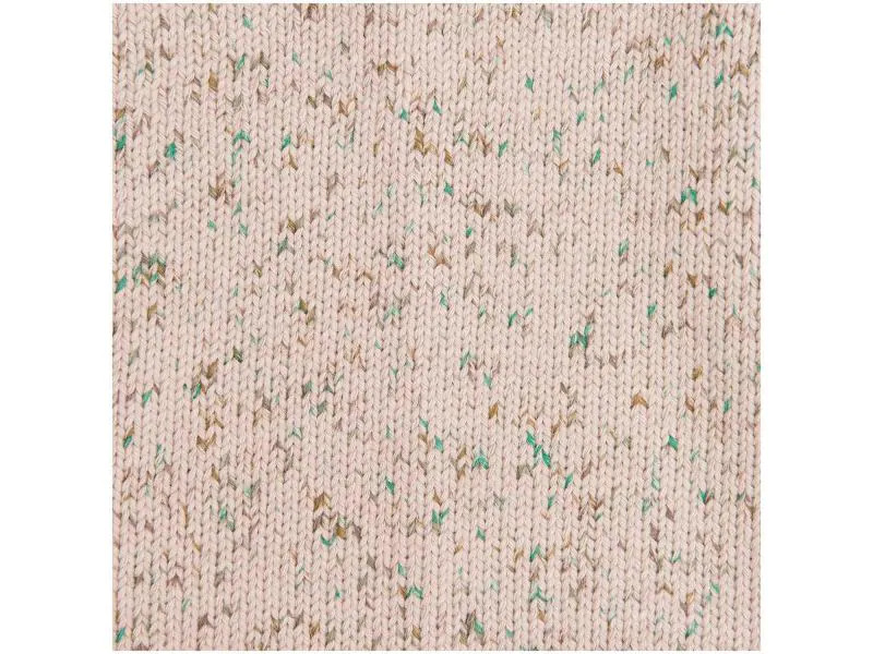 Rico Design Wolle Creative Cotton Print Aran 50 g Grau/Grün