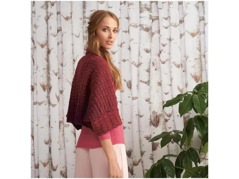 Rico Design Wolle Creative Wool Dégradé 200 g Bordeaux