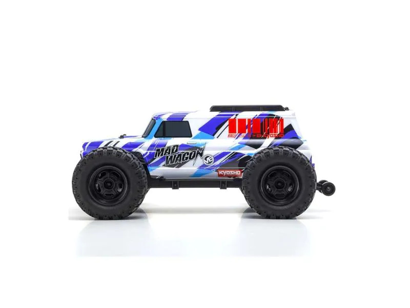 Kyosho Monster Truck Mad Wagon VE 3S, 4WD, Blau, 1:10, ARTR