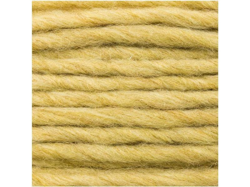 Rico Design Wolle Essentials Super Super Chunky 100 g, Pastellgelb