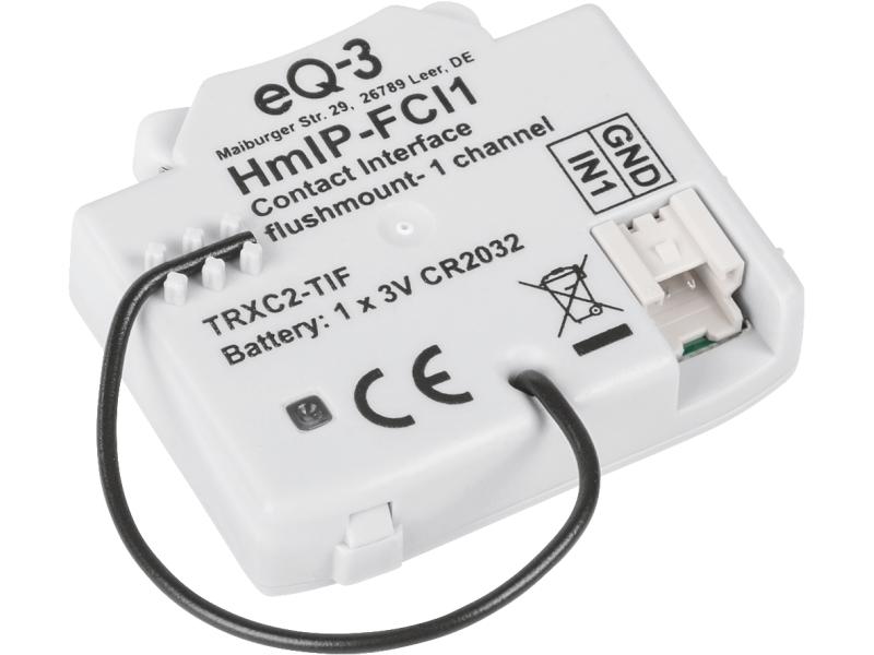 Homematic IP Funk-Tasterschnittstelle Unterputz 1-fach