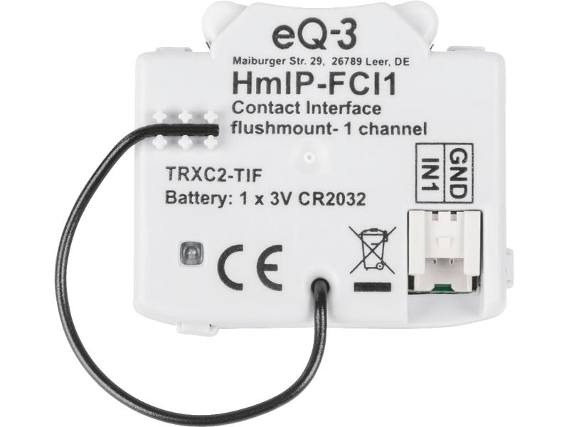 Homematic IP Funk-Tasterschnittstelle Unterputz 1-fach