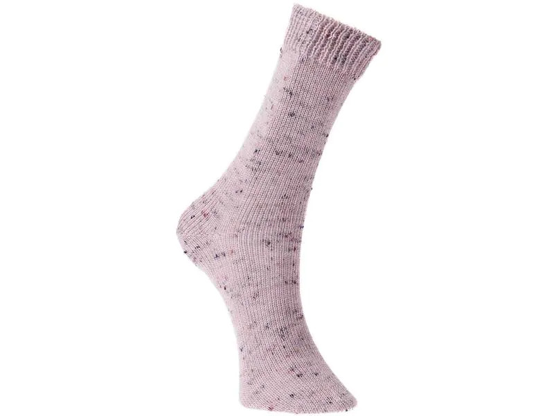 Rico Design Wolle Soft Tweed für Socken 4-fädig, 100 g, Flieder