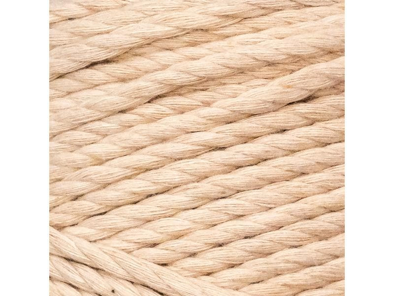 lalana Wolle Macrame rope 2mm, 500g, Beige
