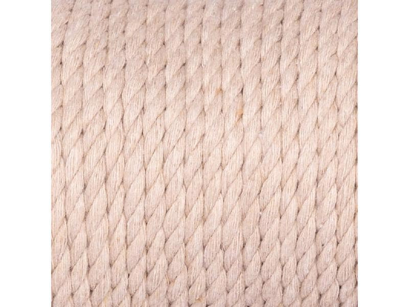 lalana Wolle Macrame rope 3 mm, 330 g, Beige