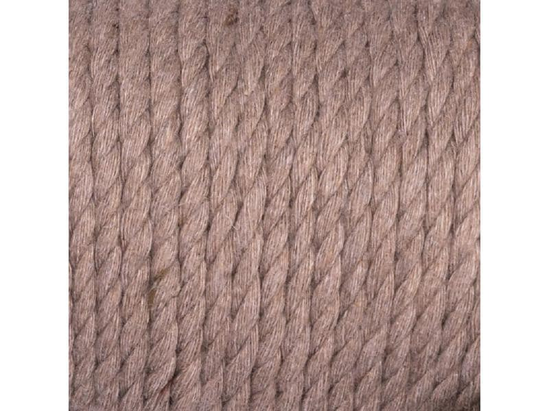 lalana Wolle Macrame rope 3 mm, 330 g, Braun
