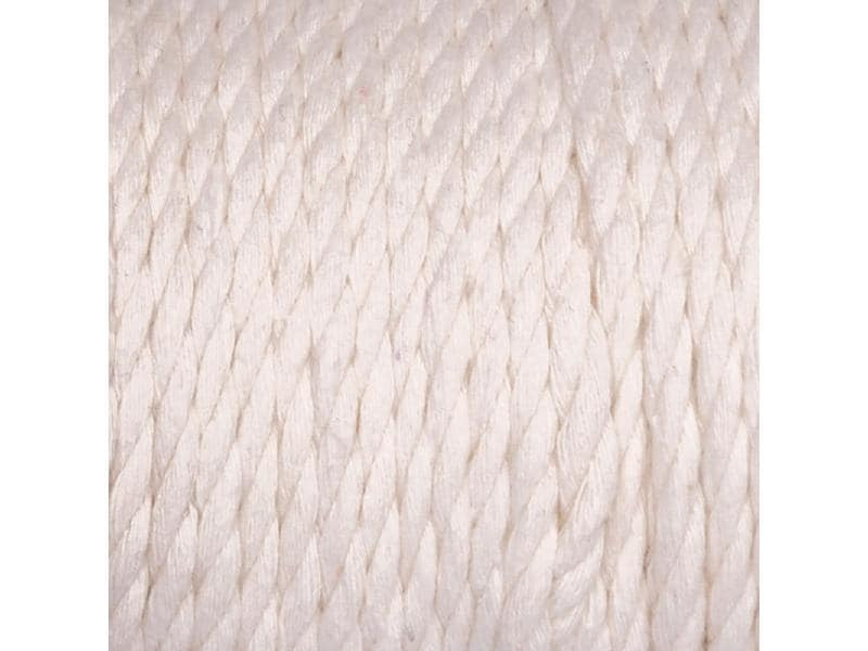lalana Wolle Macrame rope 3 mm, 330 g, Crème