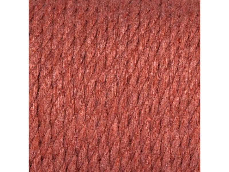 lalana Wolle Macrame rope 3 mm, 330 g, Rostbraun