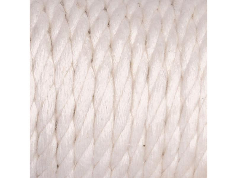 lalana Wolle Macrame rope 5 mm, 330 g, Crème