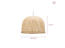 Pauleen Pendelleuchte Woody Pearl, 135.5 cm, E27, 20 W