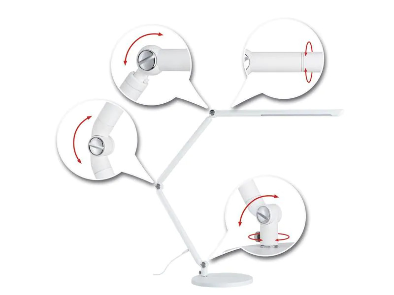 Paulmann Schreibtischleuchte FlexBar, Weiss
