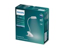 Philips Schreibtischleuchte Donutclip 4000 K, Weiss