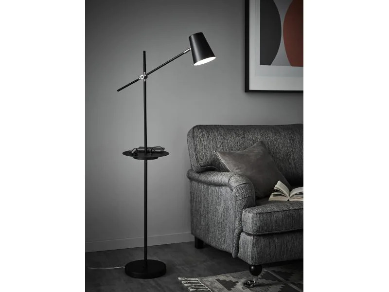 Markslöjd Stehleuchte LINEAR 1L Schwarz
