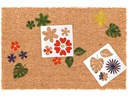 Esschert Design Fussmatte Blumen 40 cm x 60 cm