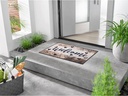 wash+dry Fussmatte Wooden Welcome 50 x 75 cm