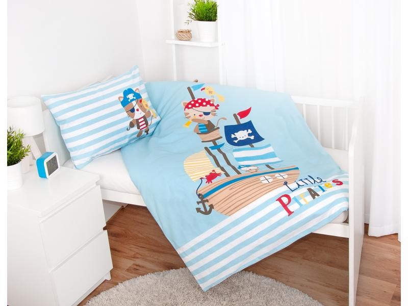 Herding Kinderbettwäsche Little Pirate 100x135 cm + 40x60 cm