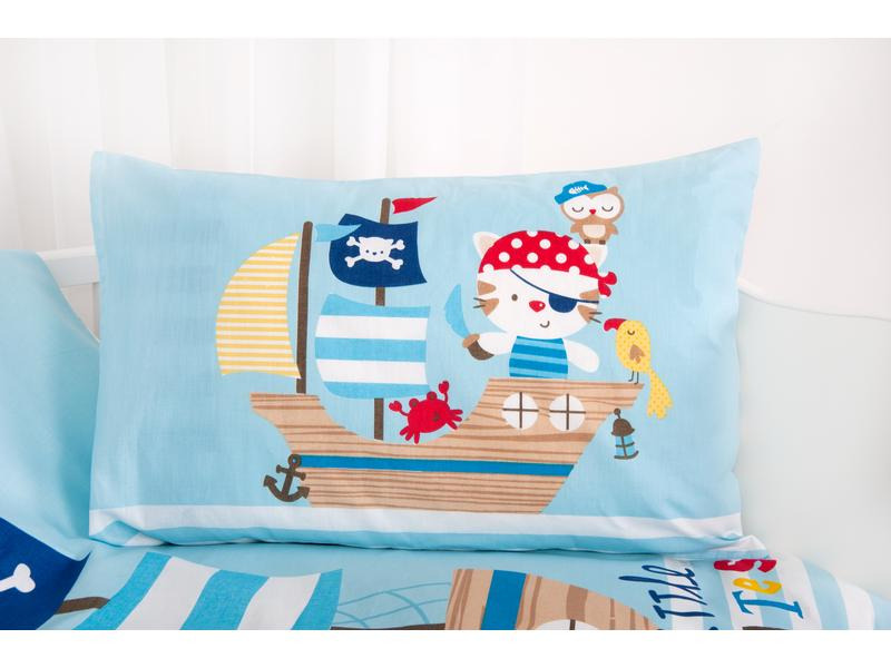 Herding Kinderbettwäsche Little Pirate 100x135 cm + 40x60 cm