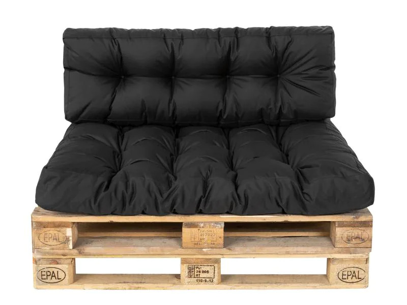 COCON Palettenkissen-Set, Schwarz