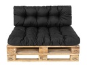 COCON Palettenkissen-Set, Schwarz