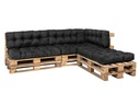 COCON Palettenkissen-Set, Schwarz