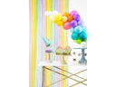 Partydeco Partyaccessoire Vorhang 100 x 195, Mehrfarbig