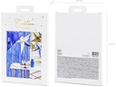 Partydeco Partyaccessoire Vorhang 90 x 250 cm, Dunkelblau