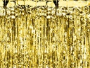 Partydeco Partyaccessoire Vorhang 90 x 250 cm, Gold
