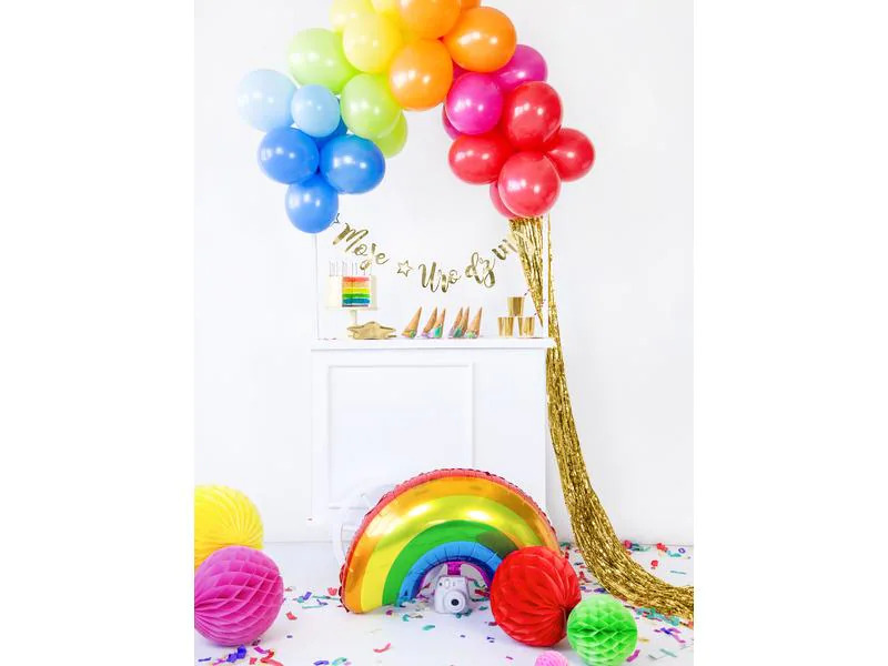 Partydeco Partyaccessoire Vorhang 90 x 250 cm, Gold