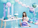 Partydeco Partyaccessoire Vorhang 90 x 250 cm, Opal