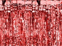 Partydeco Partyaccessoire Vorhang 90 x 250 cm, Rot