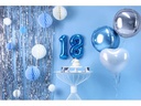 Partydeco Partyaccessoire Vorhang 90 x 250 cm, Silber