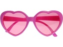 Partydeco Partybrille Herz 14 x 6 x 13 cm, Rosa