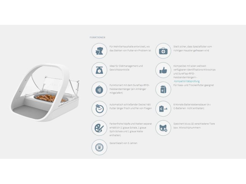 SureFeed Futterautomat Mikrochip-Erkennung