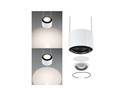 Paulmann Pendelleuchte Aldan, 13W, 2700 K, Schwarz/Weiss