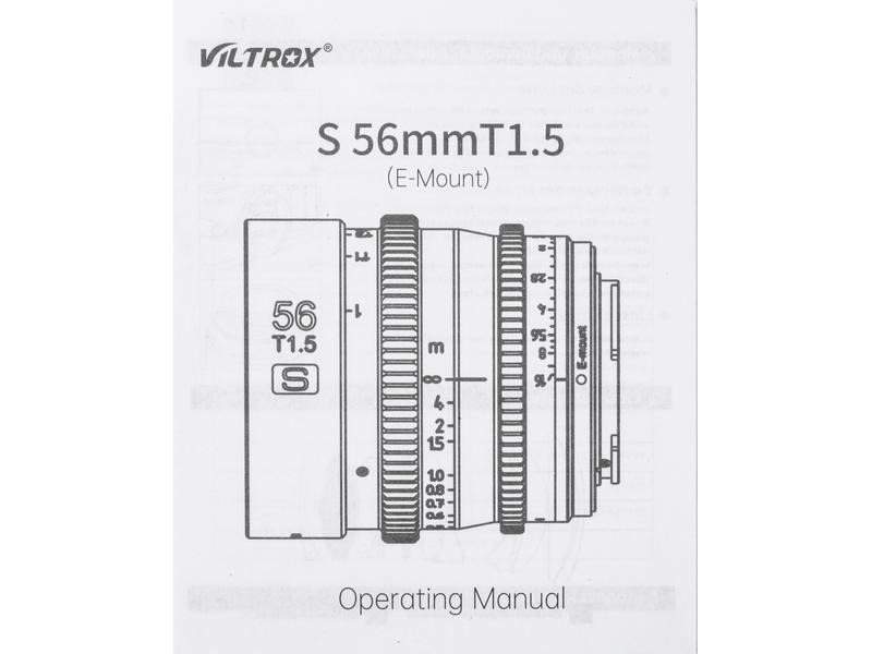 Viltrox Festbrennweite S 56mm T1.5 – Sony E-Mount