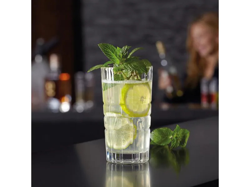 Leonardo Longdrinkglas Spiritii 260 ml, 4 Stück, Transparent