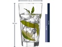 Leonardo Longdrinkglas XL, Rock 540 ml, 4 Stück, Transparent