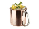 Paderno Cocktailbecher Moscow Mule Glatt, 500 ml, 1 Stück, Kupfer