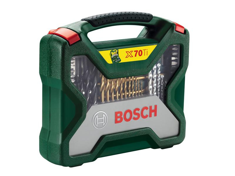 Bosch Bohr- und Bitset X-Line TiN, 70-teilig